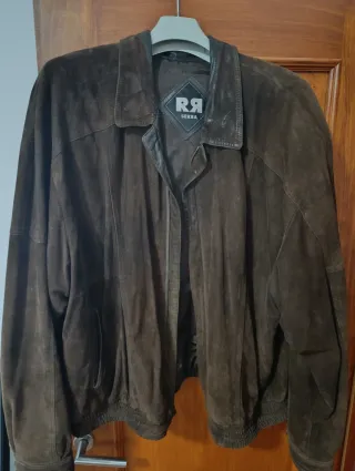 Chaqueta SERRA Ante Marrón Talla XXL