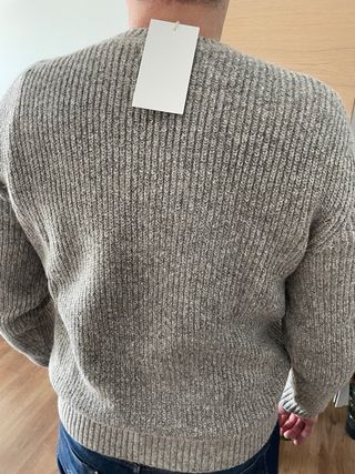 Jersey Zara Hombre Talla L Beige