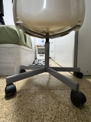 Silla de escritorio blanca de ikea