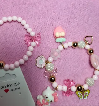 2 bracciali Hello Kitty perline