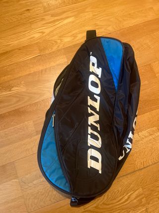 Paletero Dunlop Negro y Azul