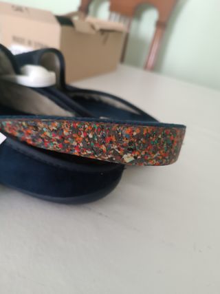 Zapatillas de estar por casa azul T.46