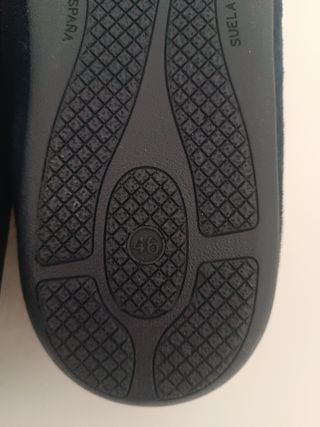 Zapatillas de estar por casa azul T.46