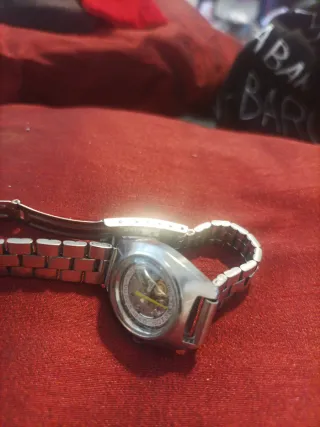 Reloj Automático Mujer Oro y Plata