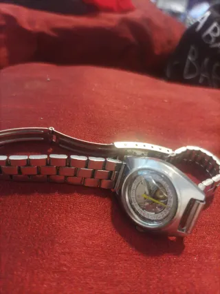 Reloj Automático Mujer Oro y Plata