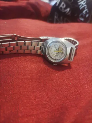 Reloj Automático Mujer Oro y Plata