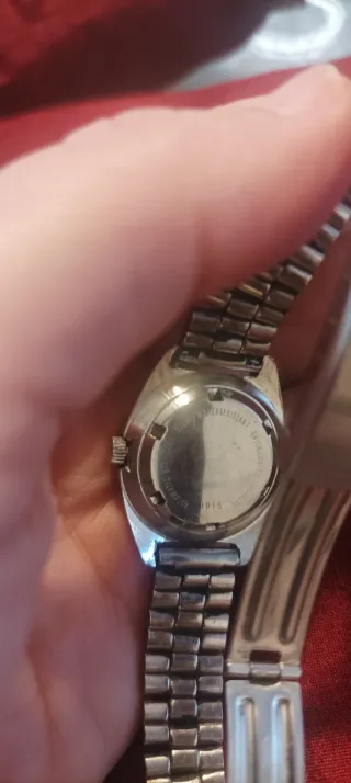 Reloj Automático Mujer Oro y Plata