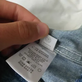 stüssy hooded denim jacket