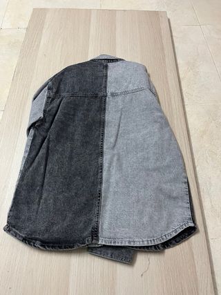 Camisa vaquera patchwork niño