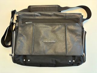 Maletín Piquadro Cuero Negro