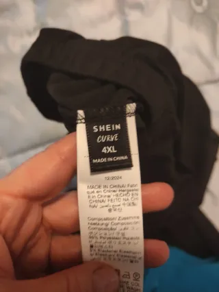 Mallas anchas negras mujer