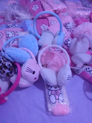 Conjunto Hello Kitty Bufanda y Orejeras