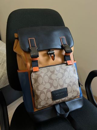 Zaino Coach in pelle uomo