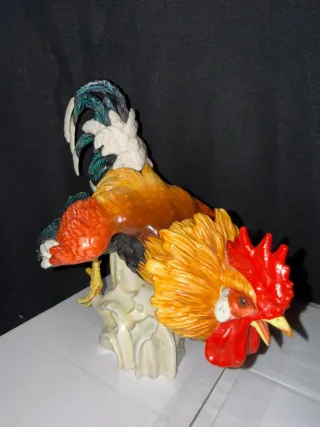 Figura Gallo Algora Cerámica