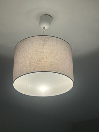 Lámpara de techo gris