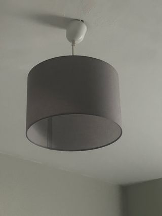 Lámpara de techo gris