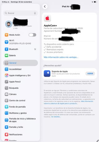 iPad Air M1 11” 64GB Gris + Apple Care