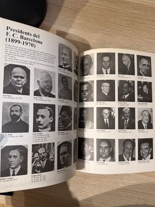 Libro Història del Barça 1899-1986