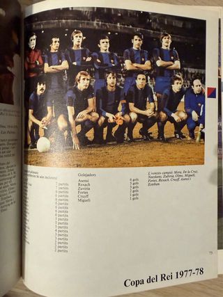 Libro Història del Barça 1899-1986