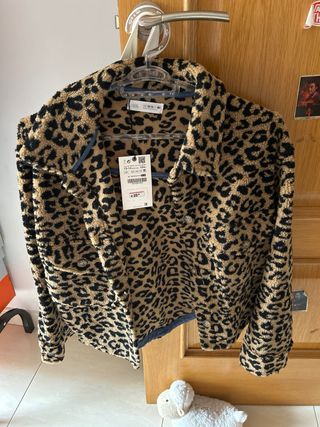 Chaqueta nueva Zara Animal Print Niña 13/14 Años
