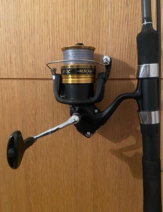 Caña y Carrete Pesca Shimano FX 4000