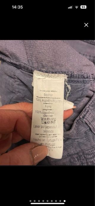 Pantalón de pana Carolina Herrera