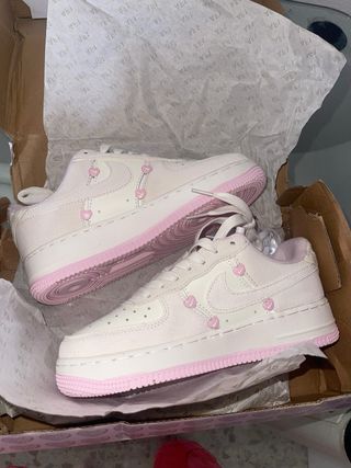 Nike Air Force 1 San Valentín Rosa Blanco