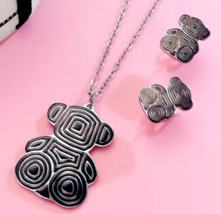 Pack Colgante y Pendientes Tous