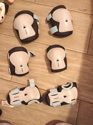 Patines en línea y protecciones