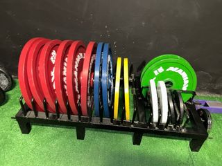 Material powerlifting calibrado.