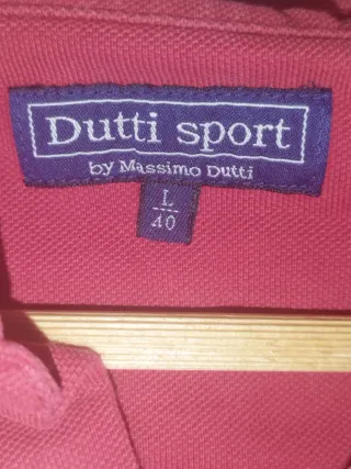 Polo Massimo Dutti Rojo Talla L