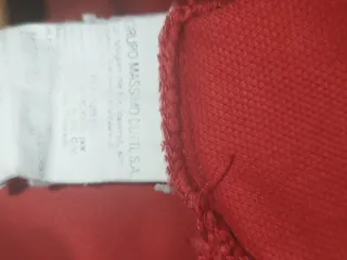 Polo Massimo Dutti Rojo Talla L