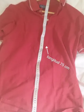 Polo Massimo Dutti Rojo Talla L