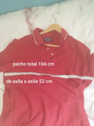 Polo Massimo Dutti Rojo Talla L