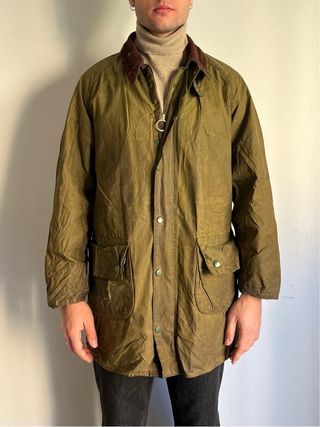 Barbour Gamefair Wax Jacket Verde Oliva