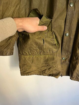 Barbour Gamefair Wax Jacket Verde Oliva