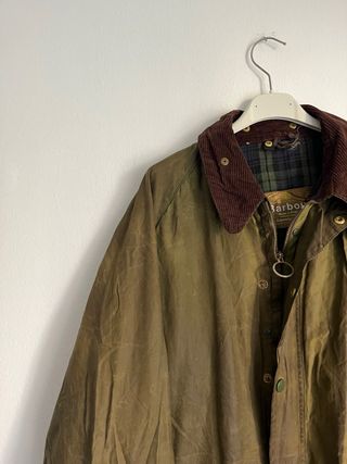 Barbour Gamefair Wax Jacket Verde Oliva