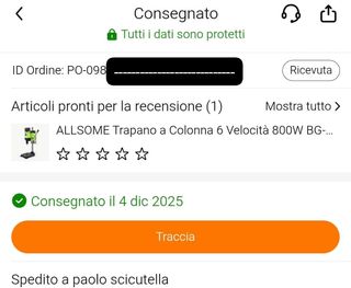 Trapano a Colonna Allsome BG-5167 800W