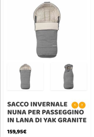 Sacco invernale Nuna per passeggino