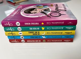 5 libros de la colección Olympia de Almudena Cid