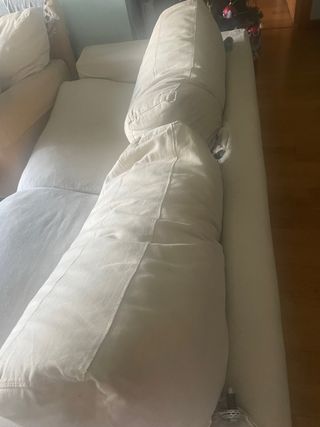 Sofá de 2 plazas beige Medidas 2,10 x 96