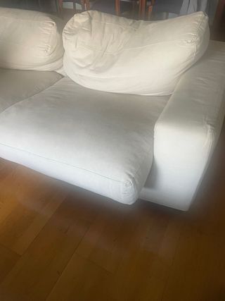 Sofá de 2 plazas beige Medidas 2,10 x 96