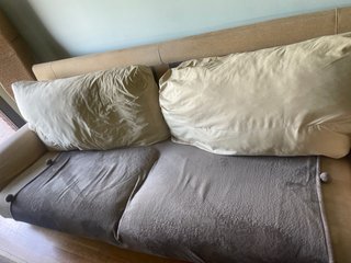 2 Sofas de 2 plazas beige