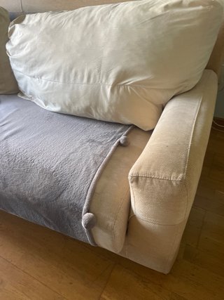 2 Sofas de 2 plazas beige
