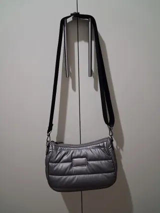 Borsetta trapuntata argento