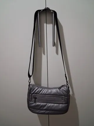 Borsetta trapuntata argento