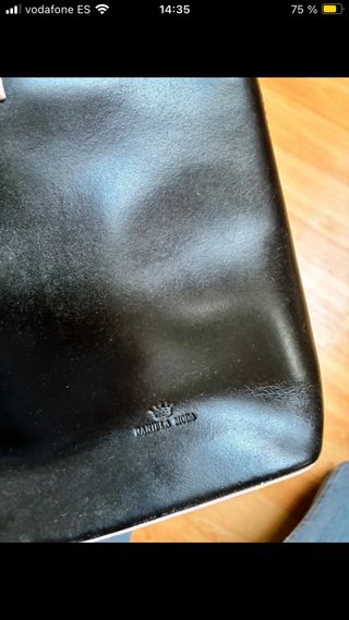 Bolso de piel vintage