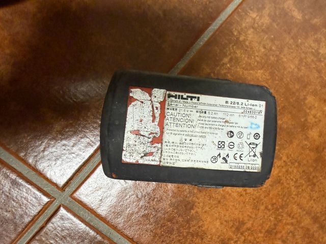 Batería HILTI B22 5.2Ah Li-ion