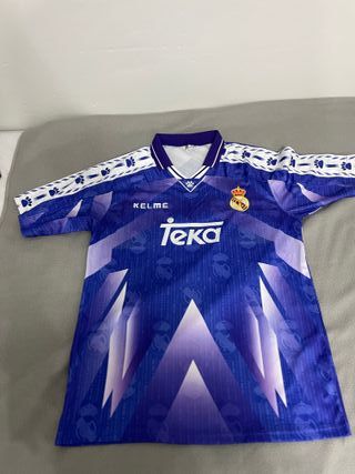 Camiseta Real Madrid Kelme Teka Morada Talla M