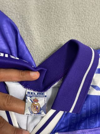 Camiseta Real Madrid Kelme Teka Morada Talla M